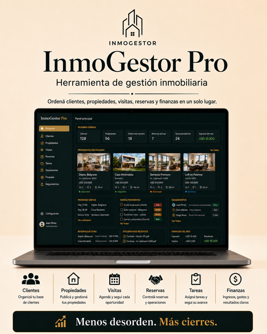 InmoGestor Pro – Sistema Notion para Inmobiliarias